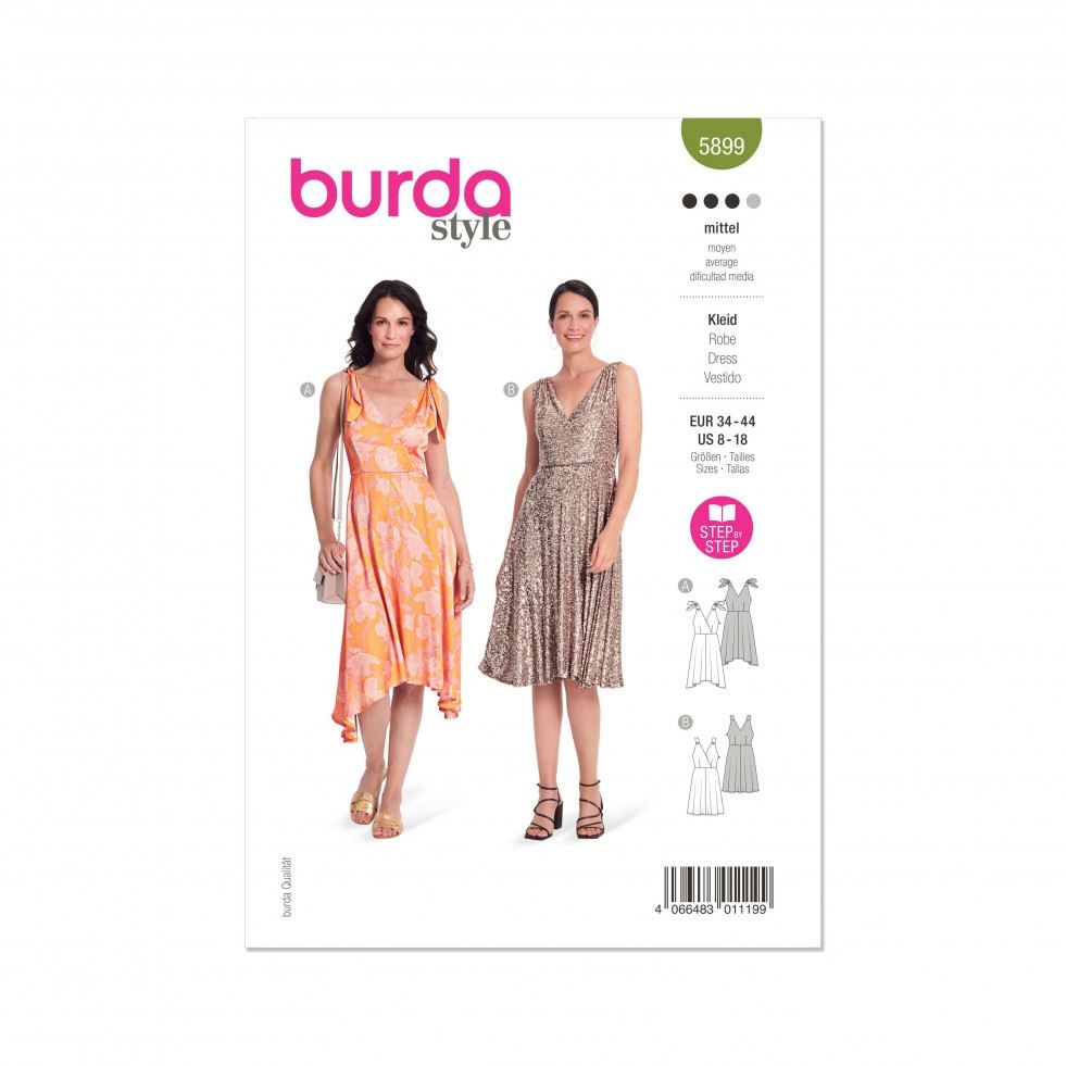 Burda Paper Sewing Pattern 5899
 