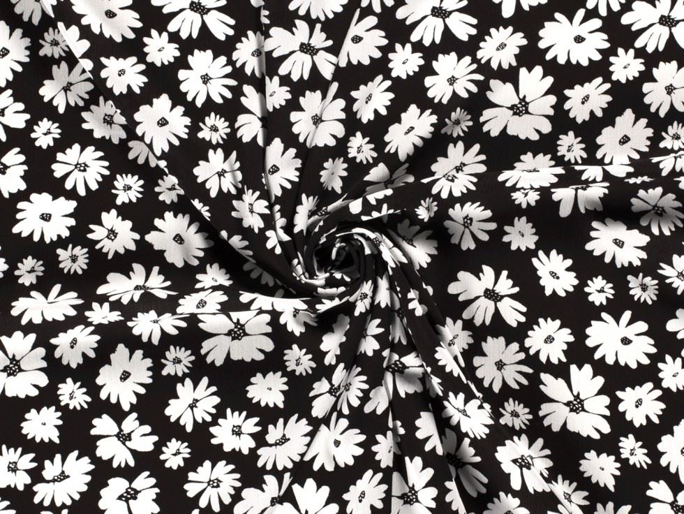 Viscose Crepe Fabric Black
 
