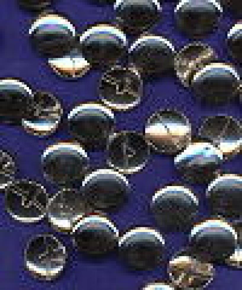 Hemline Silver Metal Self Cover Buttons