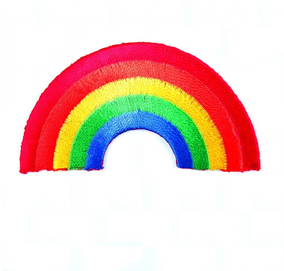 Craft Factory Patch Motif Rainbow
 