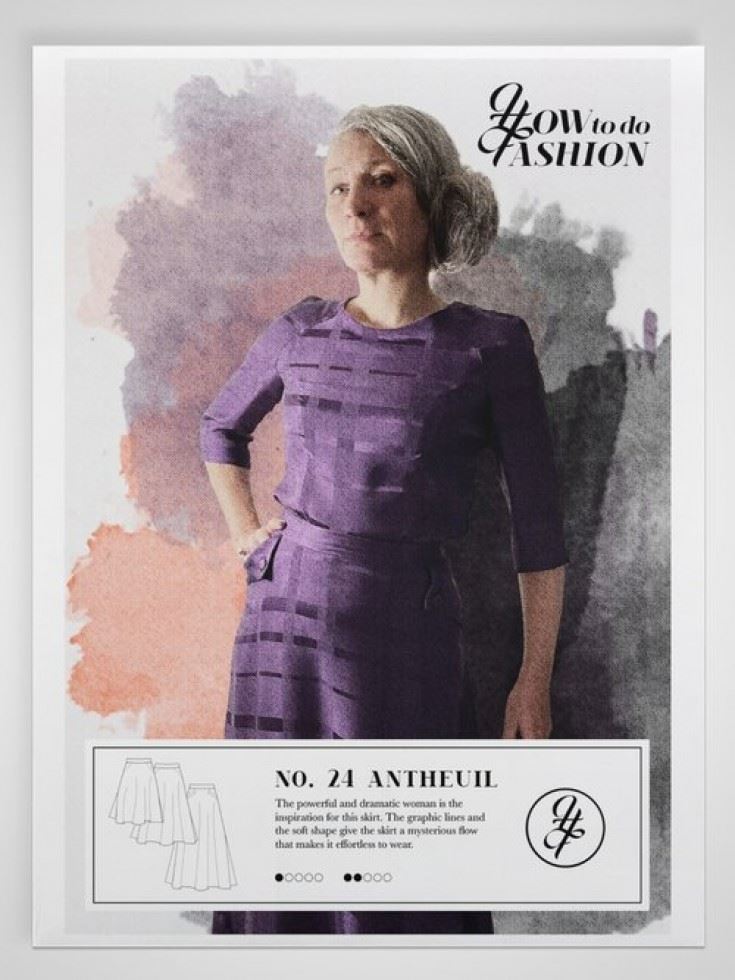 How To Do Fashion Sewing Pattern Antheuil Skirt