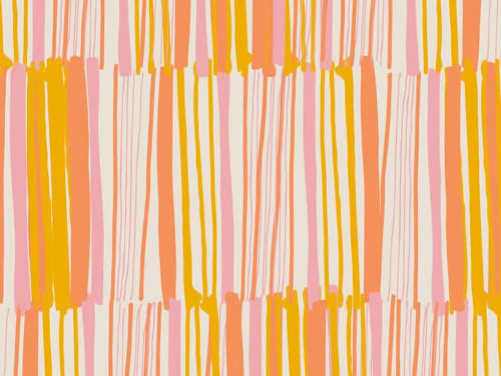 Art Gallery Fabrics Morning Walk 100% Cotton Poplin Fabric Zest