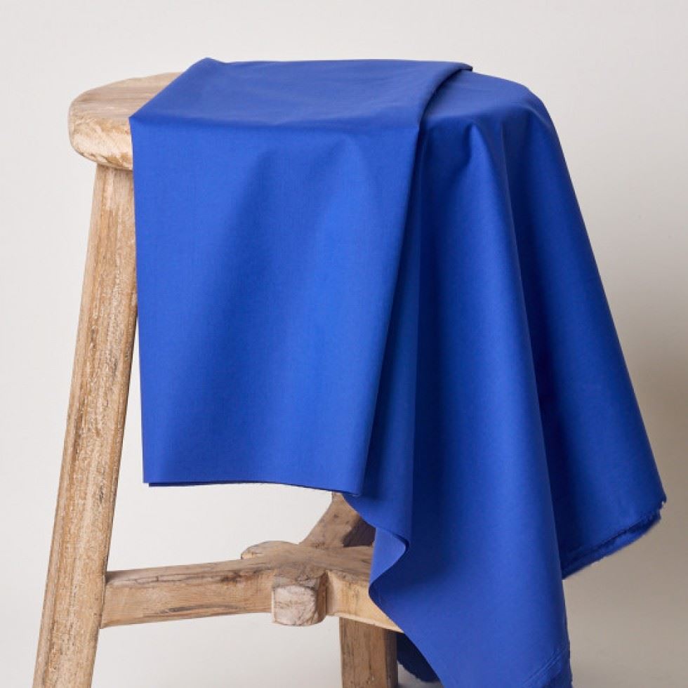 Atelier Brunette 100% Cotton Poplin Fabric Hypnotik Blue
 