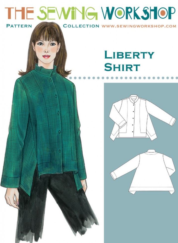 The Sewing Workshop Paper Sewing Pattern Liberty Shirt