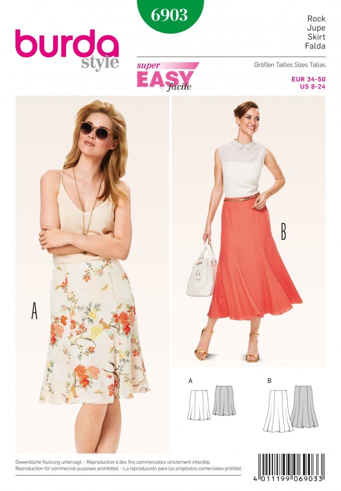 Burda Paper Sewing Pattern 6903
 