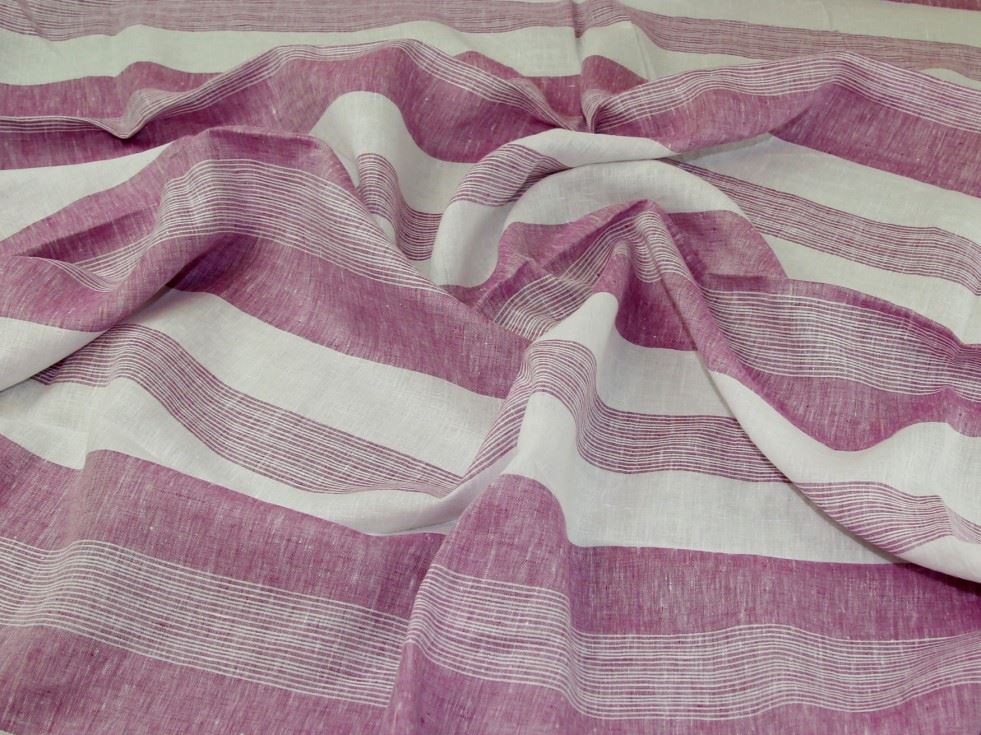 Deadstock Orleans 100% Linen Fabric Orchid
