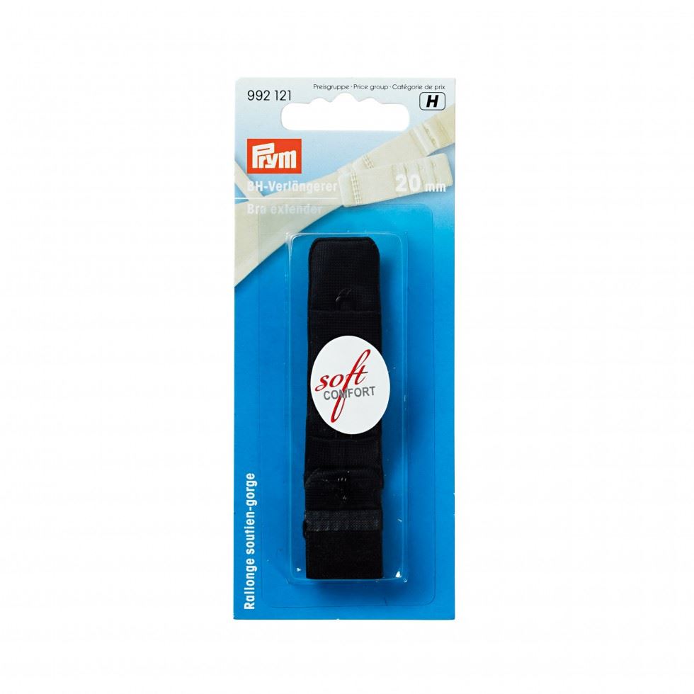 Prym Bra Extenders Black
 