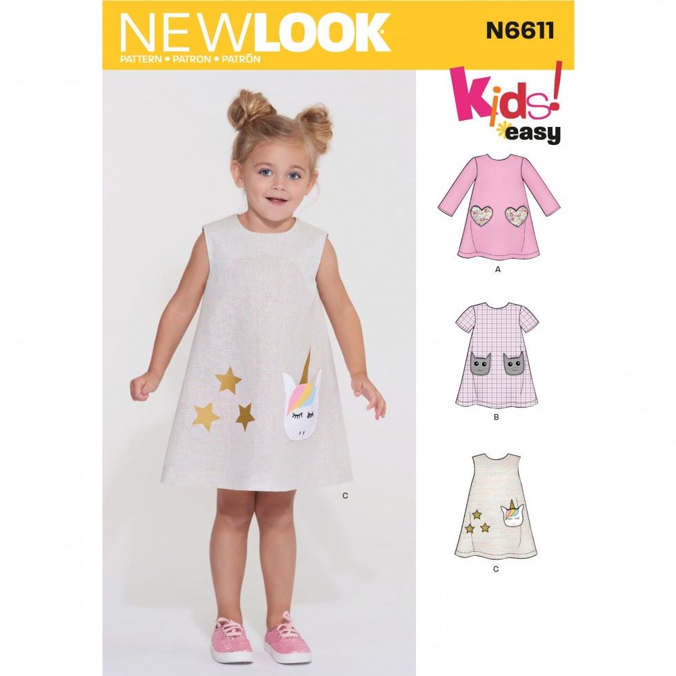 New Look Paper Sewing Pattern 6611
 