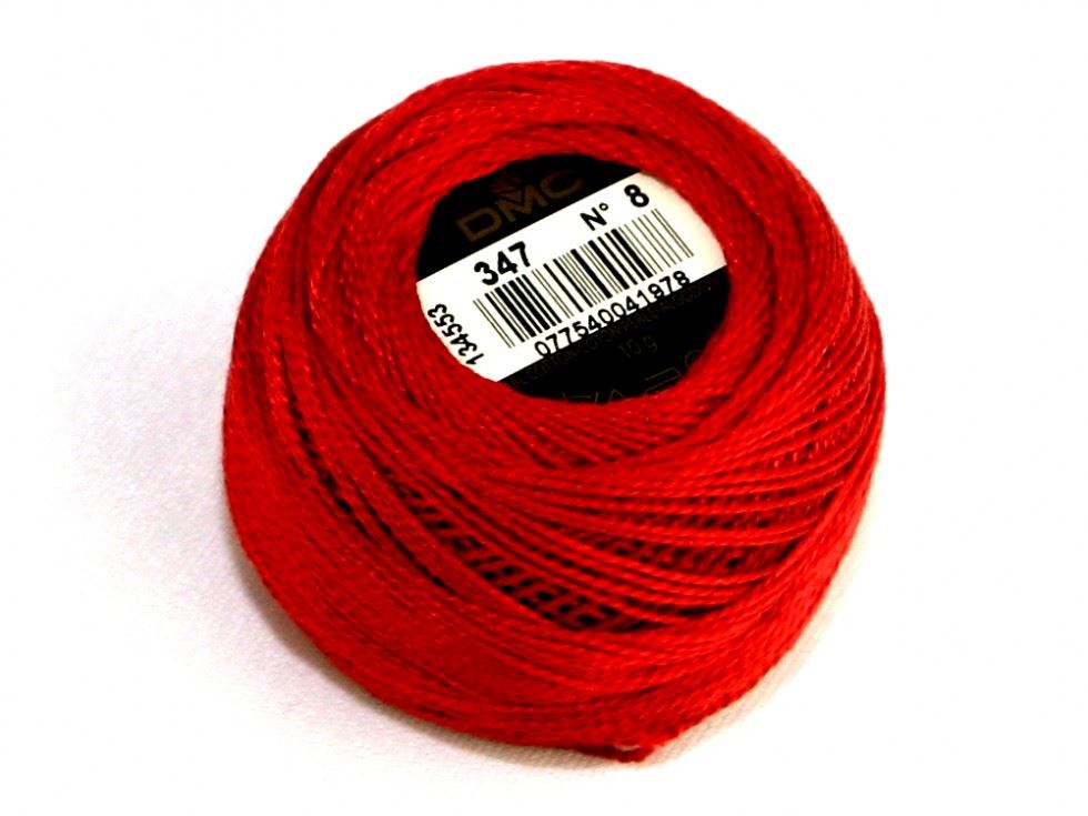 Dmc 347 Size 8 Cotton Perle Thread