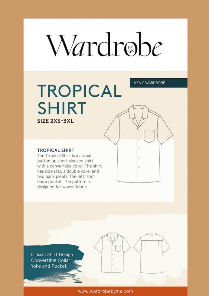 Wardrobe By Me Sewing Pattern Tropical Shirt