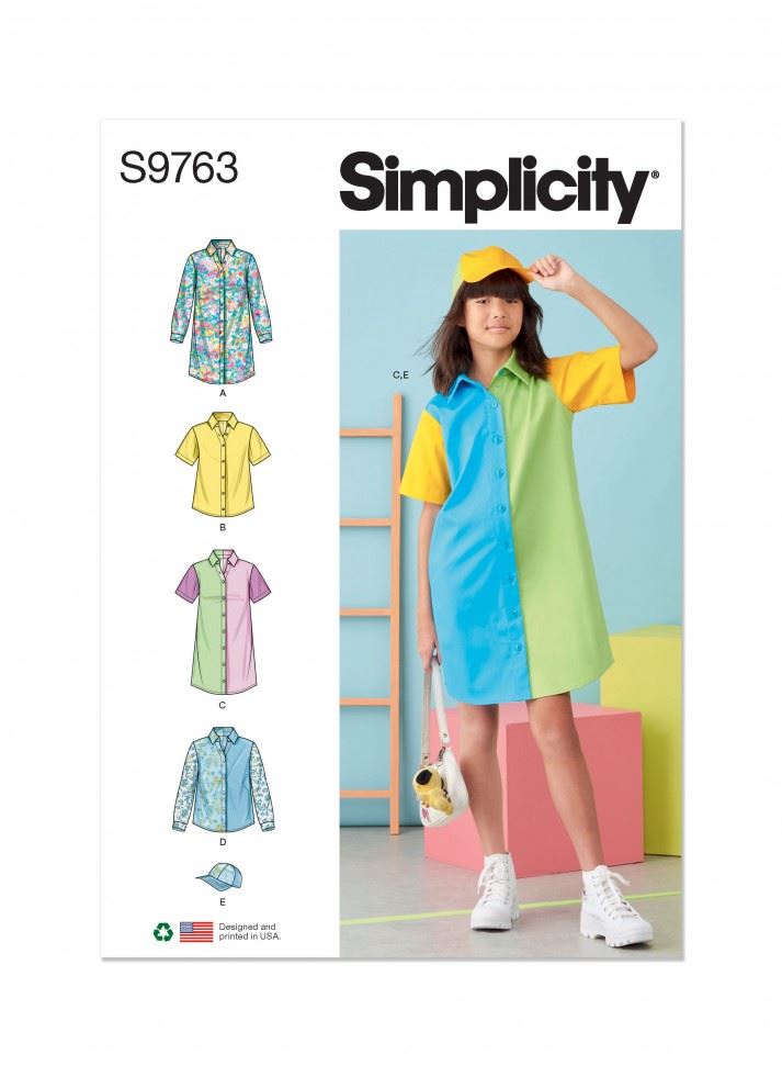 Simplicity Paper Sewing Pattern 9763
 
