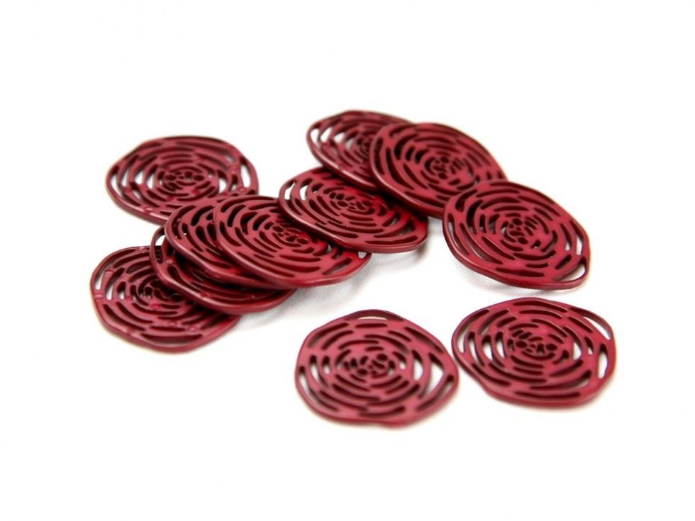 Dill Delicate Rose Buttons (Value Pack) Wine
 