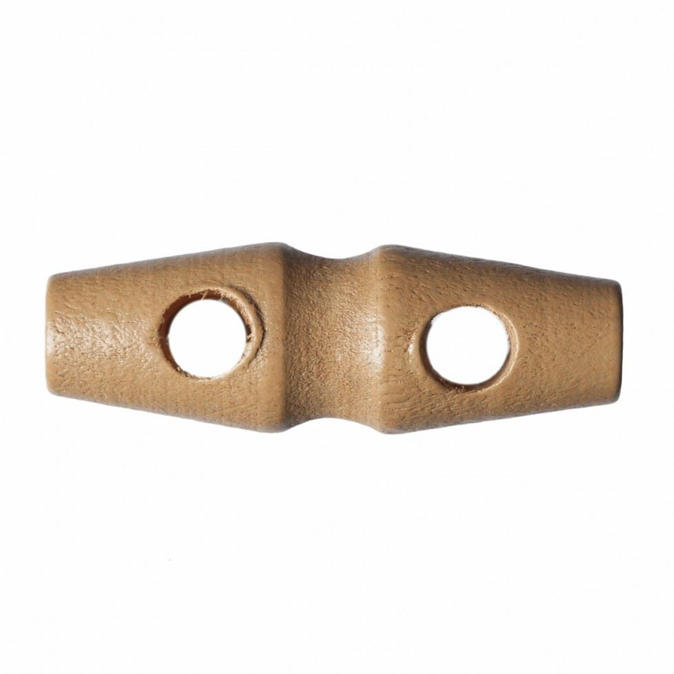 Hemline Light Natural Chunky Wood Toggles