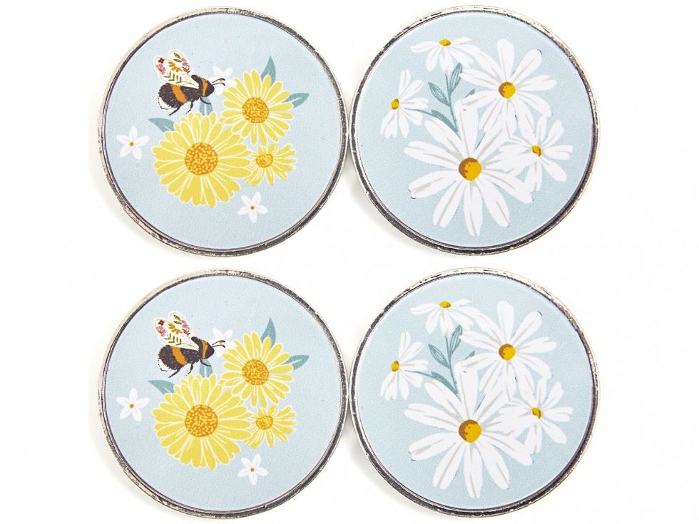 Image of Sew Easy Fabric Pattern Weights Tin Gift Set Daisy