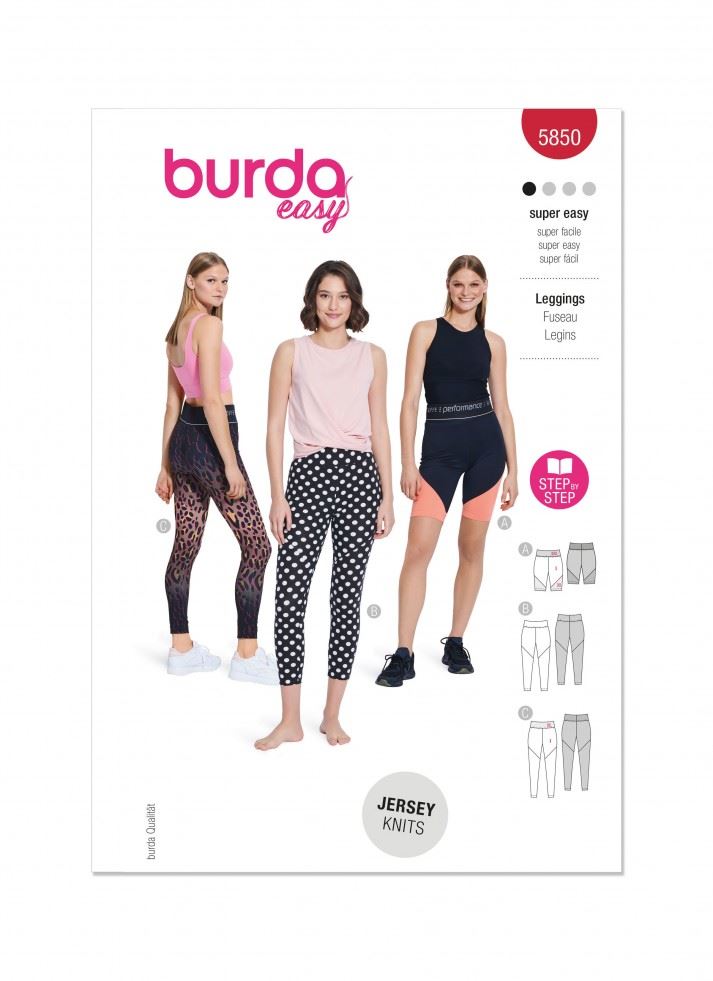 Burda Paper Sewing Pattern 5850
 