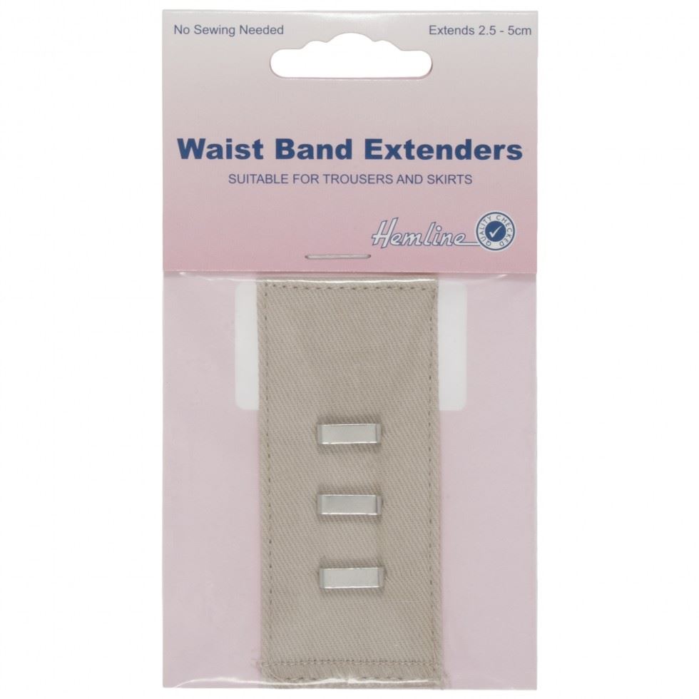 Hemline Beige Waistband Extender Buttons