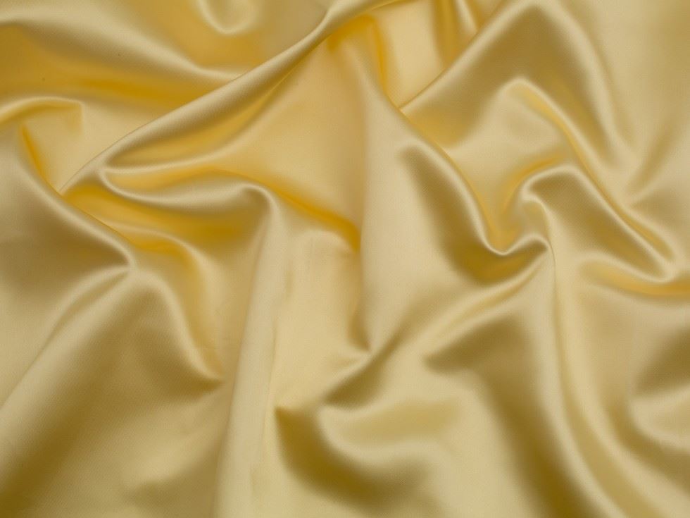 Minerva Core Range Acetate Satin Fabric Lemon
 
