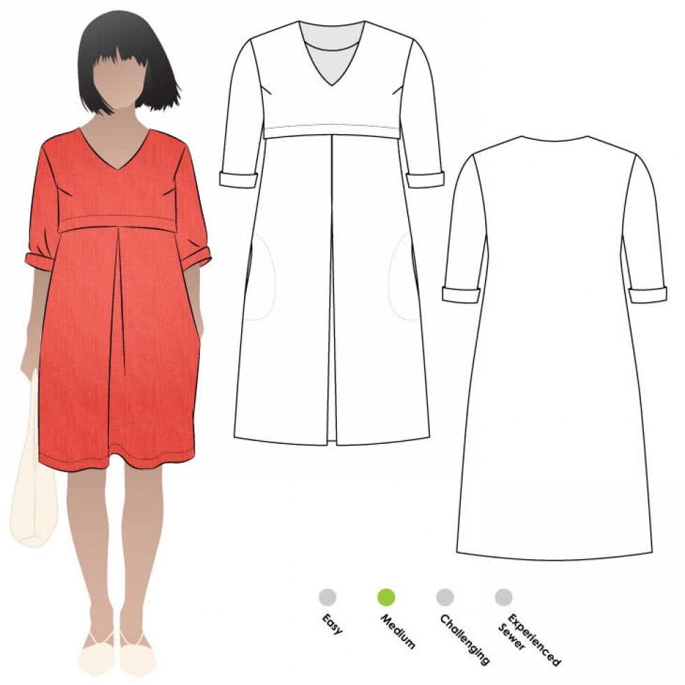 Style Arc Paper Sewing Pattern Patricia Rose Dress