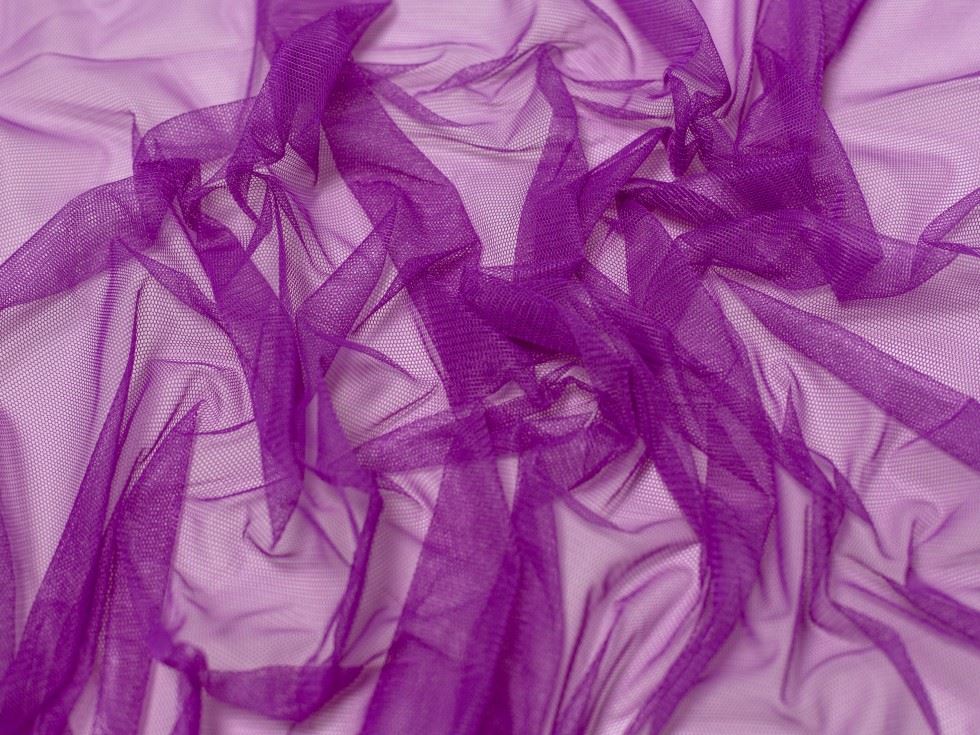 Minerva Core Range Dolce Vita Soft Italian Tulle Fabric Violet
 
