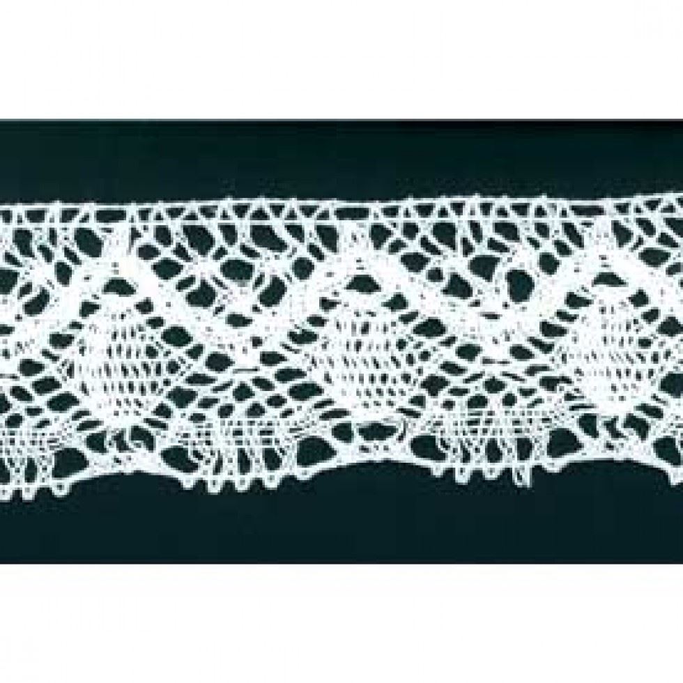 White Cotton Lace Trim