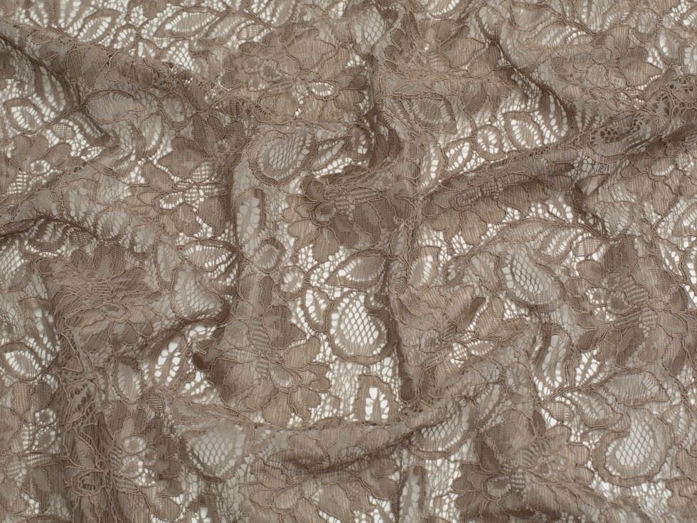 Minerva Core Range Mink Tocca Corded Lace Fabric