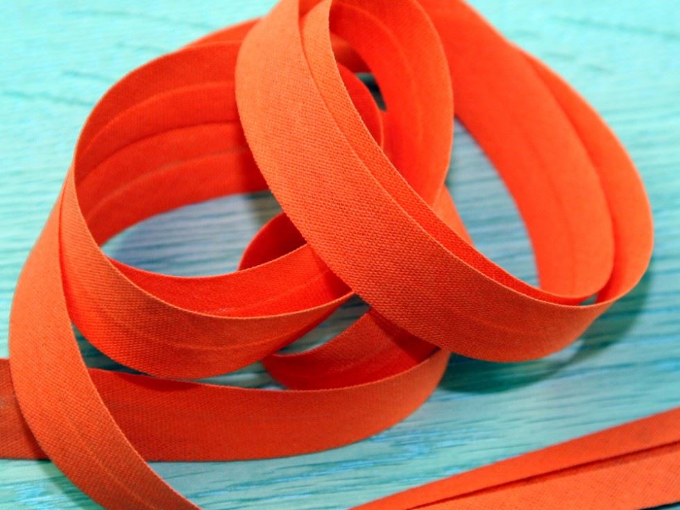 Prym Orange Cotton Bias Binding Tape