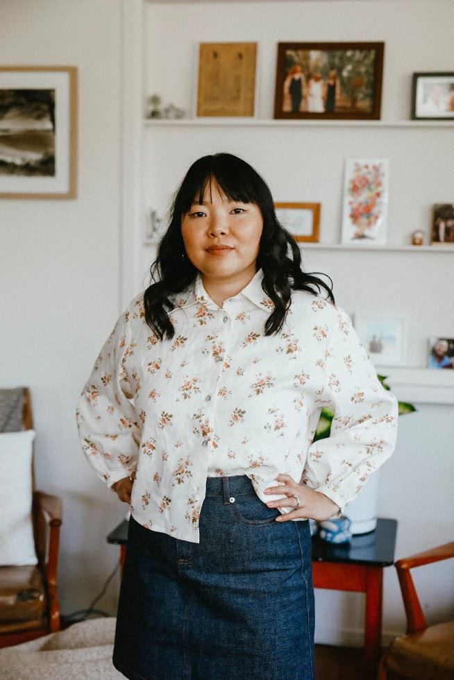 Common Stitch Sewing Pattern Bellbird Button Up