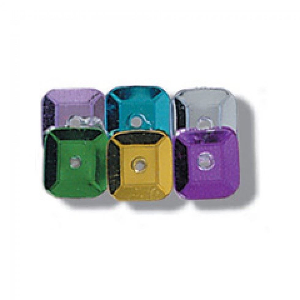 Trimits Multi Square Cup Sequins (Value Pack Of 5)