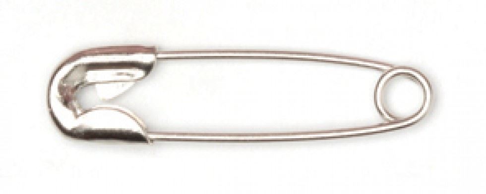 Hemline Silver Safety Pins (Value Pack)