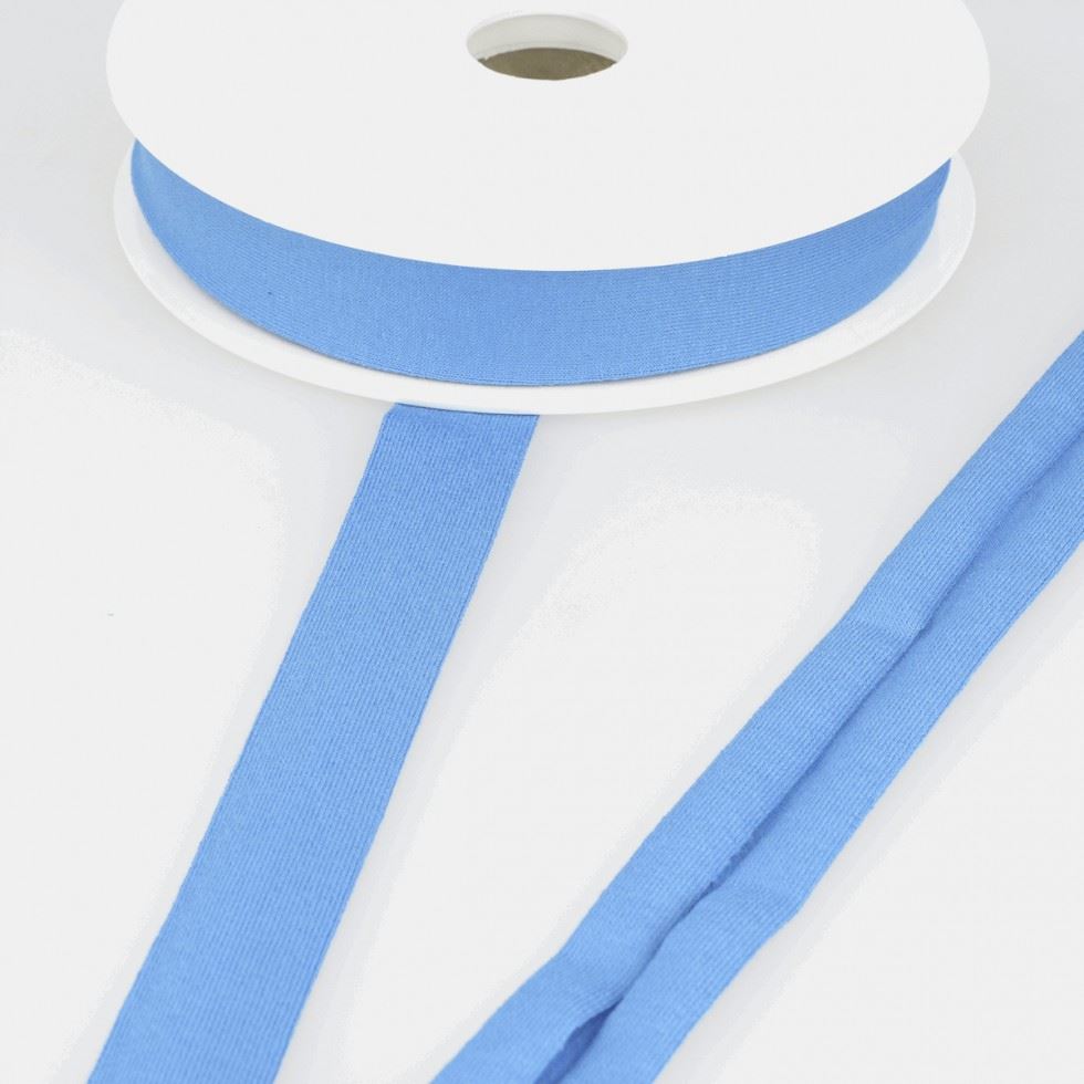 Stephanoise Viscose Jersey Bias Binding Tape Peacock
 
