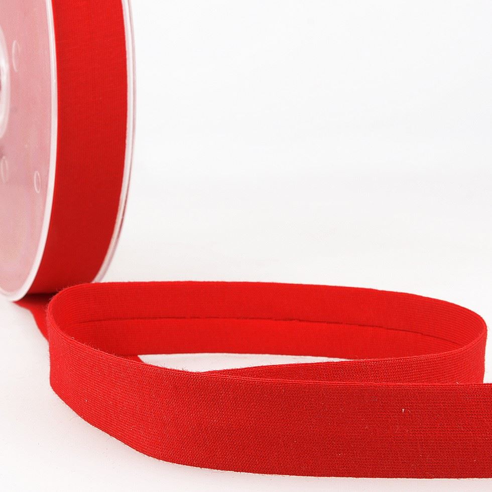 Stephanoise Cotton Jersey Bias Binding Tape Red