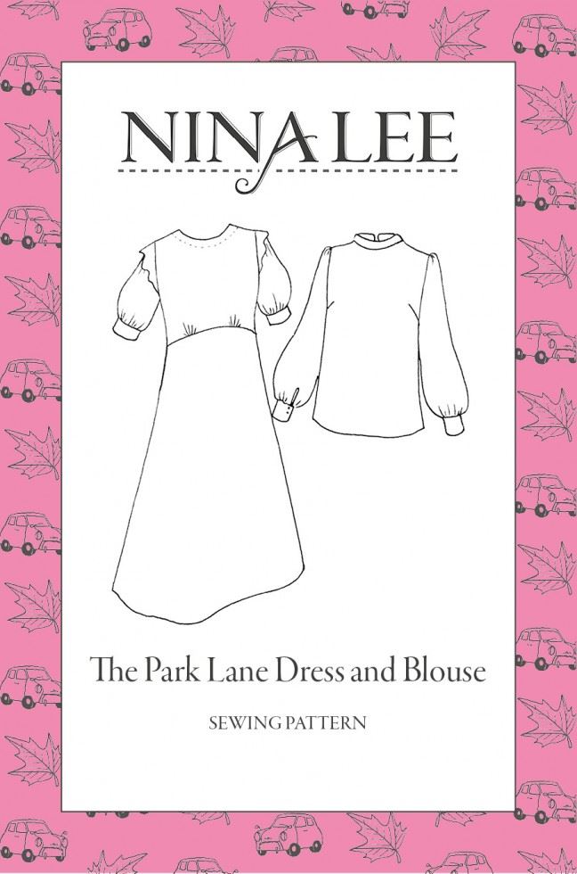 Nina Lee Sewing Pattern Park Lane Dress & Blouse