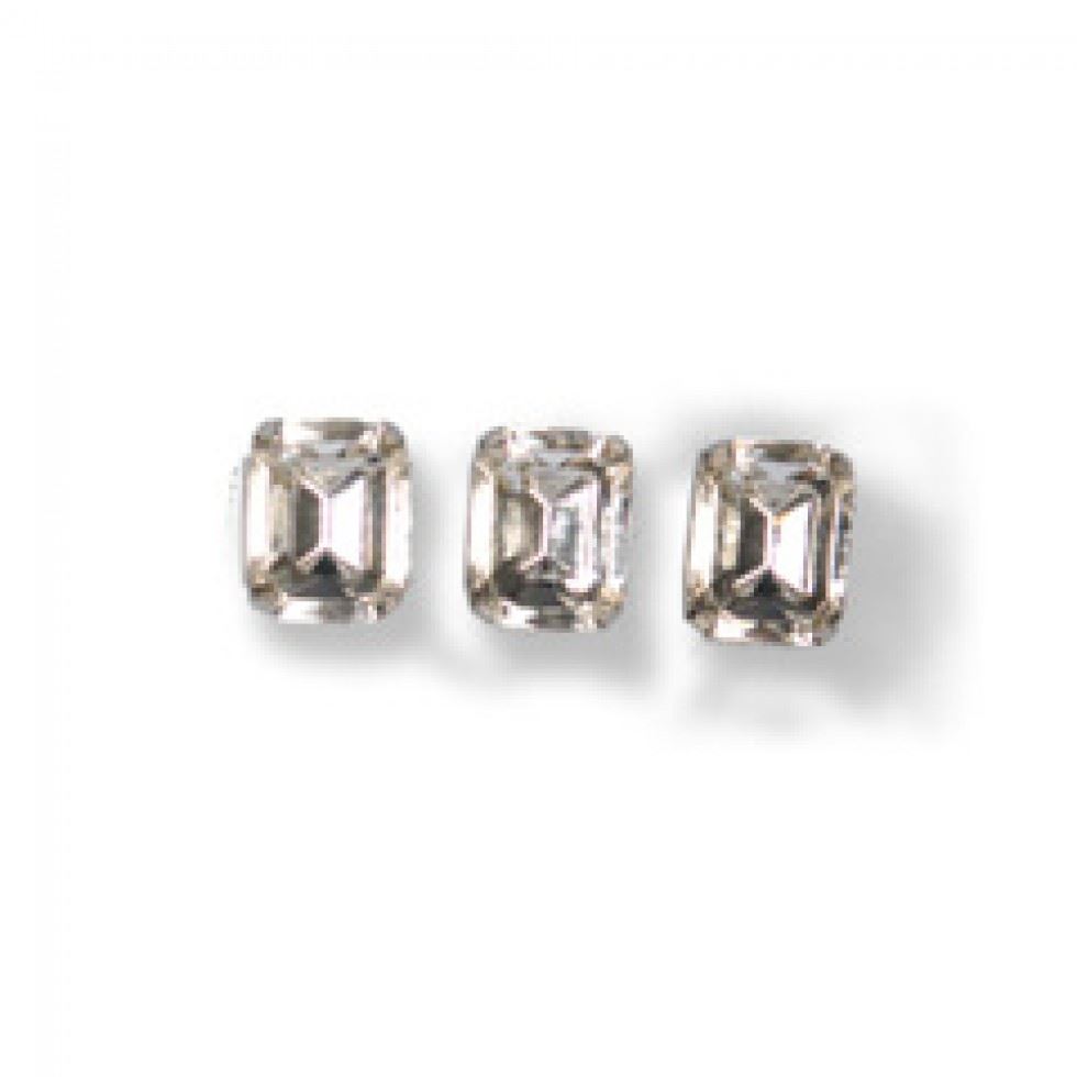 Trimits Silver Sew On Rhinestone Crystals