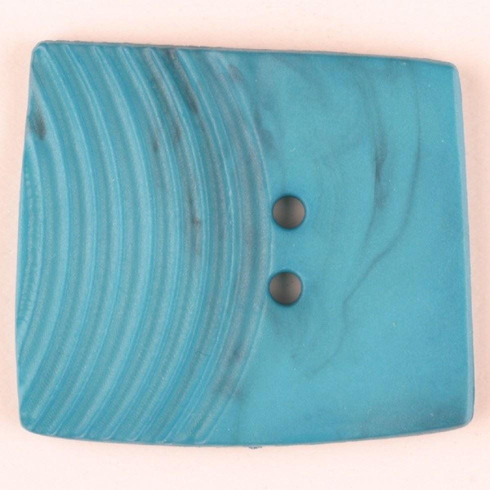 Dill Turquoise Square Plastic Buttons (Value Pack)