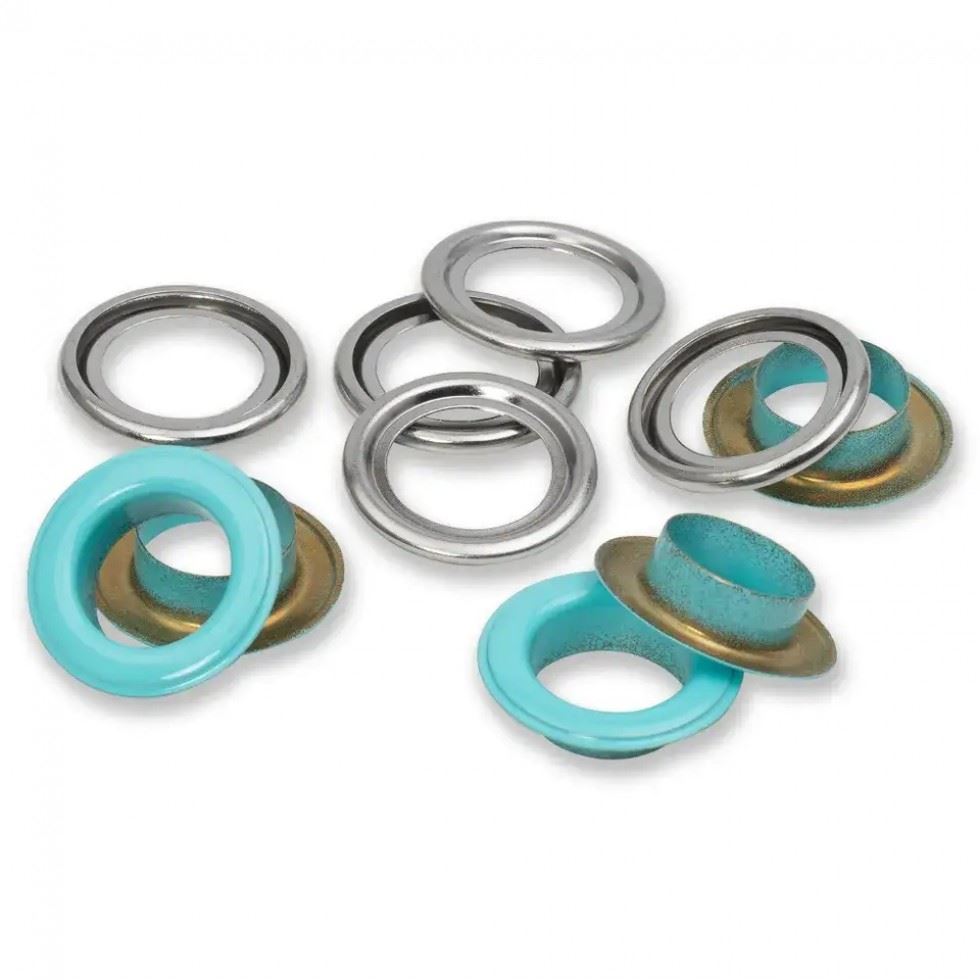 Prym Metal Eyelets with Washers Mint