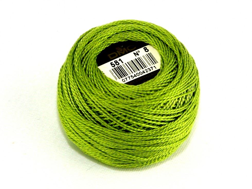 Dmc Size 8 Cotton Perle Thread 581