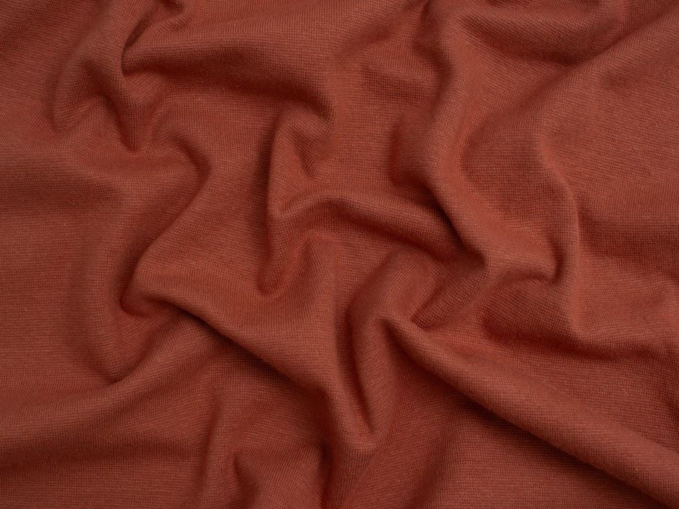 Minerva Core Range Baby Soft Tubular Ribbing Stretch Knit Fabric Rosewood
 