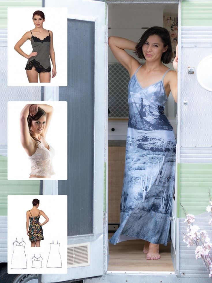 Booby Traps Paper Sewing Pattern Dream Slip
 