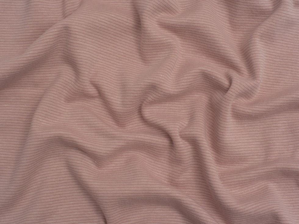 Minerva Core Range Tubular Ribbing Stretch Knit Fabric Rose Pink