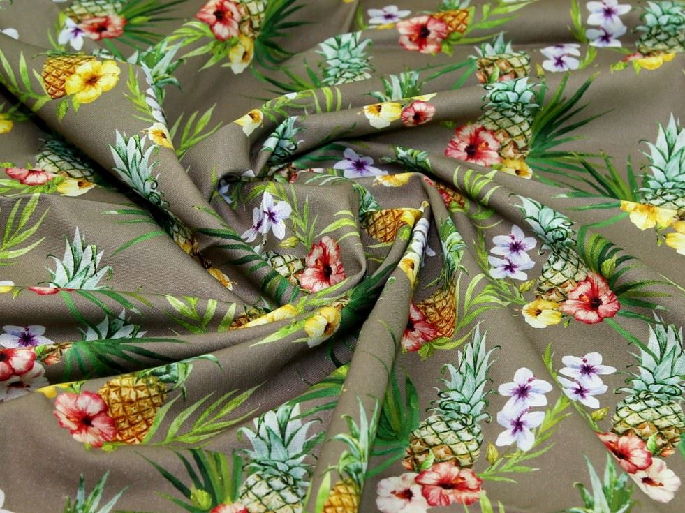 Grey Deadstock Cotton Canvas Fabric