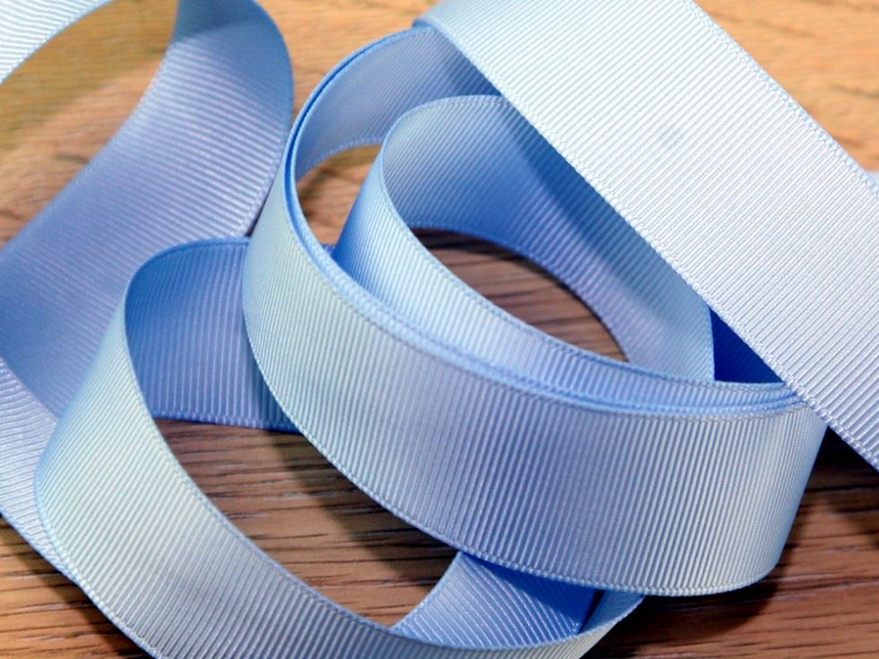 Prym Light Blue Ribbed Polyester Tape