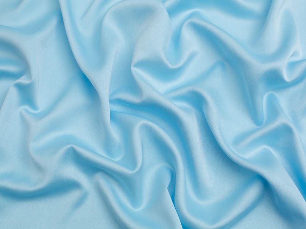Minerva Core Range Royal Micro Satin Fabric Sky Blue
 