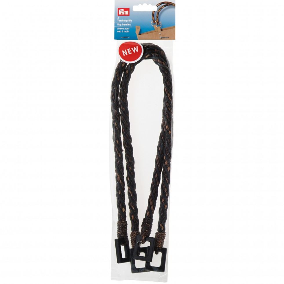 Prym Bag Handles Dark Brown