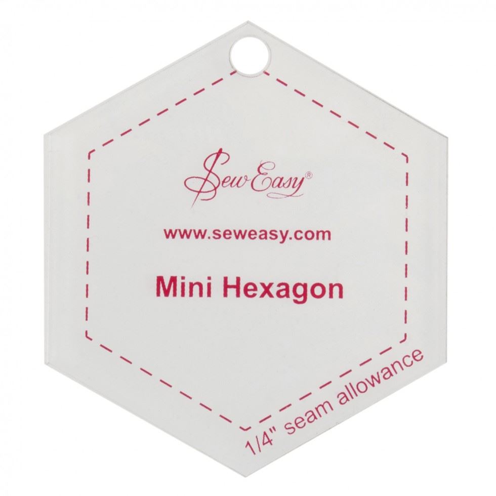Sew Easy Mini Hexagon Quilting Template