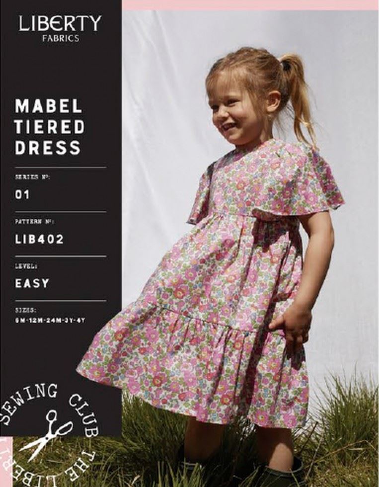Liberty London Sewing Pattern Mabel Tiered Dress