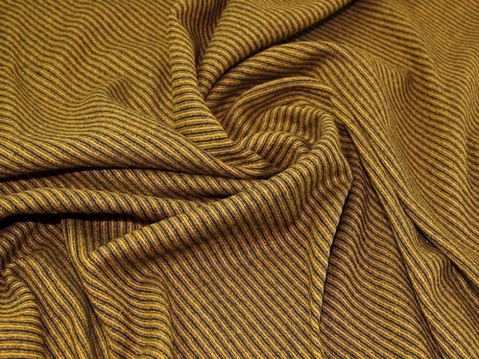 Lady McElroy 100% Pure Wool Coating Fabric Old Gold