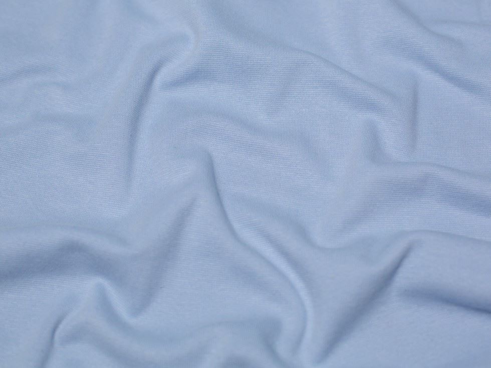 Minerva Core Range Tubular Ribbing Stretch Knit Fabric Dusky Blue
 