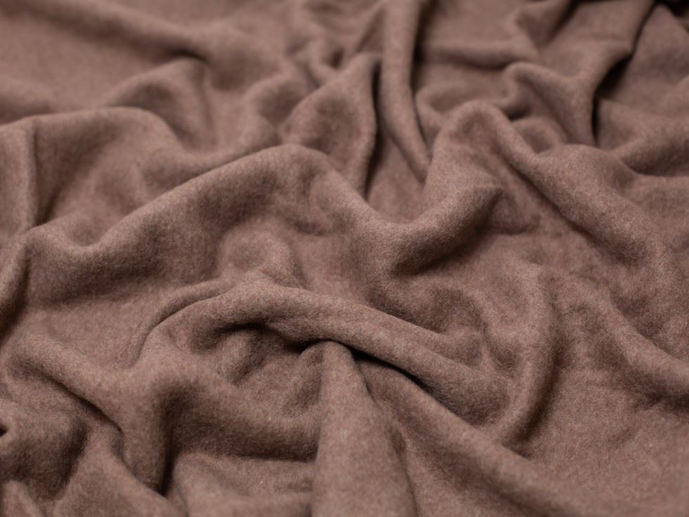 Minerva Core Range Taupe Heavy 100% Cotton Fleece Fabric