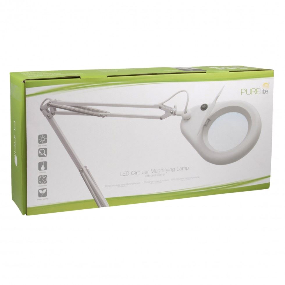Purelite LED Circular Magnifying Lamp
 
