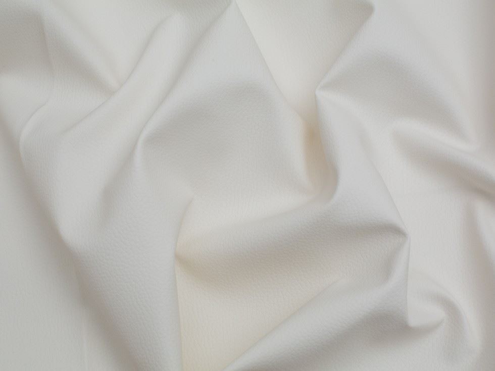 Minerva Core Range Fire Retardant Faux Leather Fabric White
 